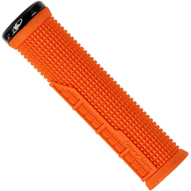 Lizard Skins Machine Single Clamp Lock-On MTB Grips - 135mm - Orange